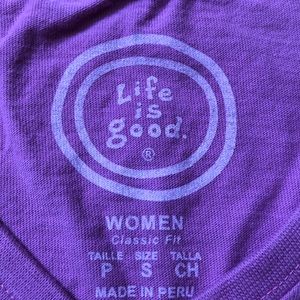 Life Is Good Women’s T-Shirts Loy of 14 Sizes S, M